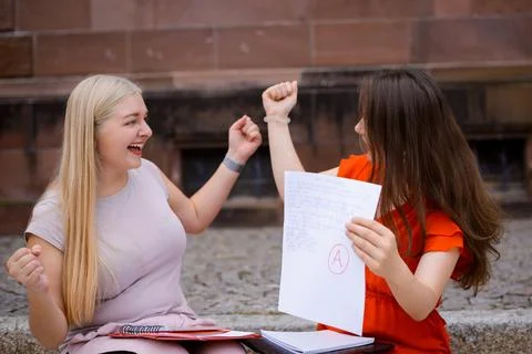 Concept of successful test results Stock Photos