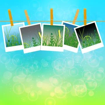 Concept Summer. Sky, blur Ilustração Stock