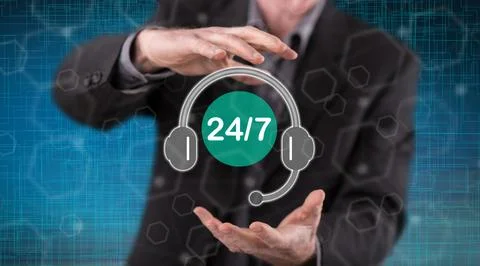 Concept of support Foto stock