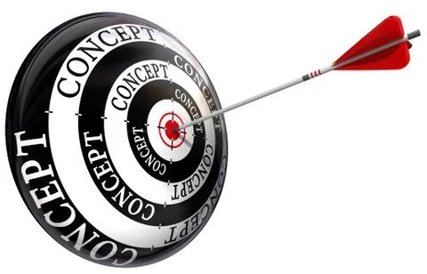 Concept target Stock Illustration
