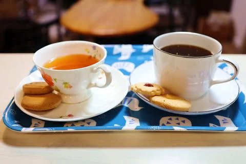 Concept: Tea preparation. Foto stock