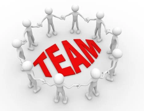 Concept of team Stock Illustration