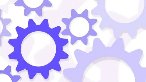 Concept of teamwork and business using gears Illustration