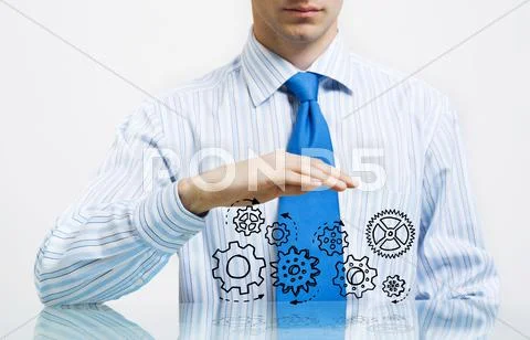 Concept of teamwork and cooperation Stock Photos