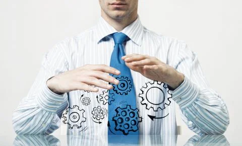 Concept of teamwork and cooperation Stock Photos