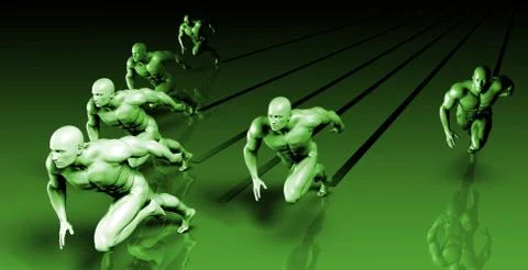 Concept of Teamwork Stock Illustration