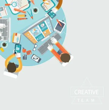 Concept of teamwork. Иллюстрация