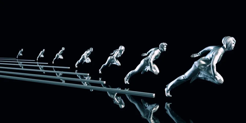 Concept of Teamwork Stock Illustration