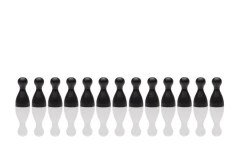 Concept teamwork, organization, group black Stock Photos
