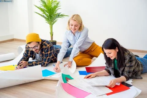 Concept of teamwork Stock Photos