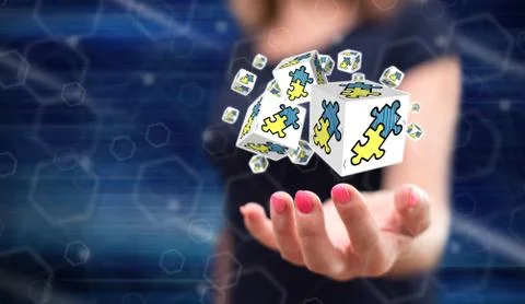 Concept of teamwork Stock-Fotos