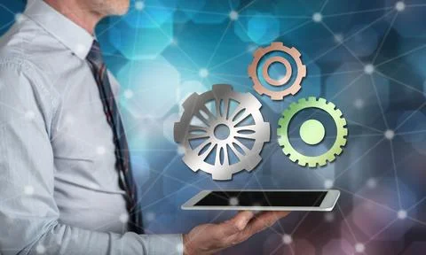 Concept of teamwork Stock Photos