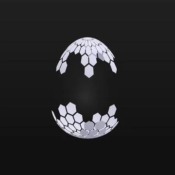 The concept of a technological Easter egg. Stock Illustration