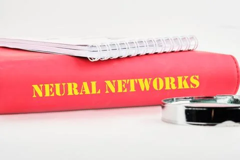 The concept of technology and development. Phrase, words, text NEURAL NETWORK Foto stock