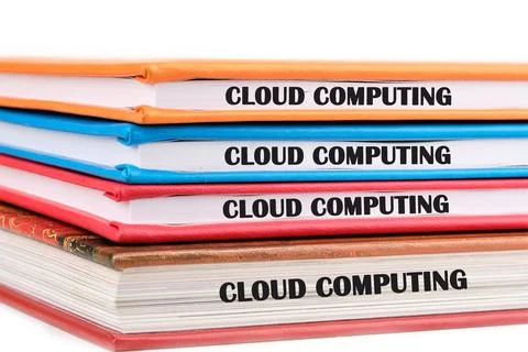 The concept of technology and development. Phrase, words, text CLOUD COMPUTIN Stock Photos