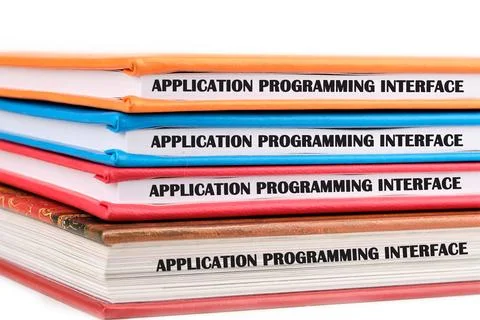 The concept of technology and development. Phrase, words, text APPLICATION PR Foto stock