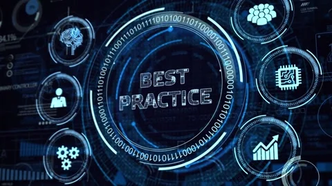 The concept of technology, the Internet and the network. Best practice Stock-Footage 149755176