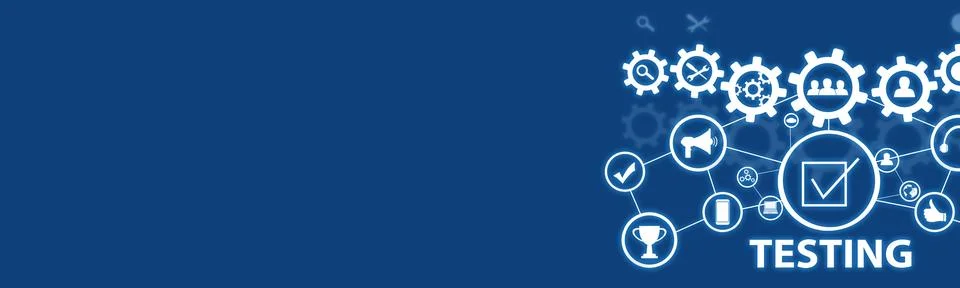 Concept of Testing. Technology. Internet and networking Stock Illustration