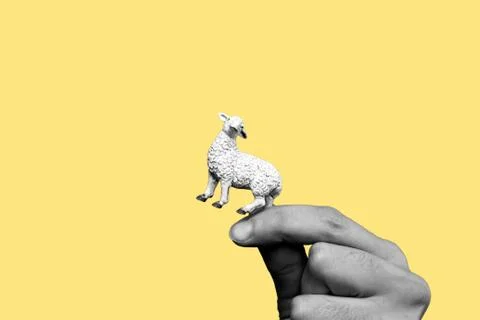 Concept of think different, be original, think outside the box, the childhood Stock Photos