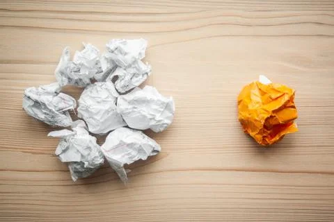 Concept of think different Stock Photos