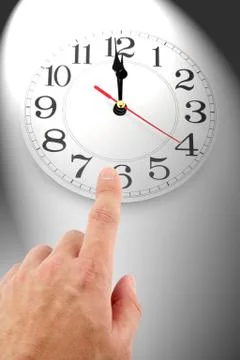 Concept of time control Stock Photos