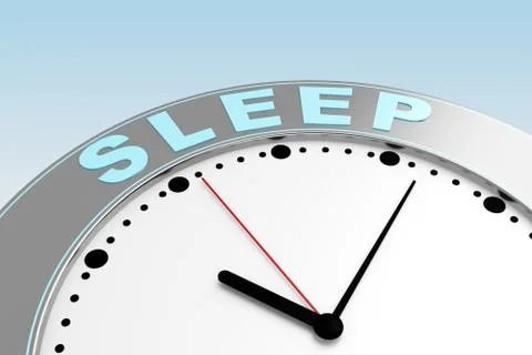 Concept time to sleep Stock Illustration