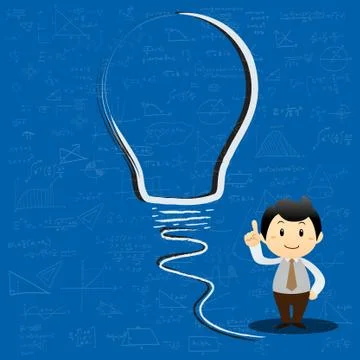 Concept tree in light bulb symbol of renewable energy Stock Illustration