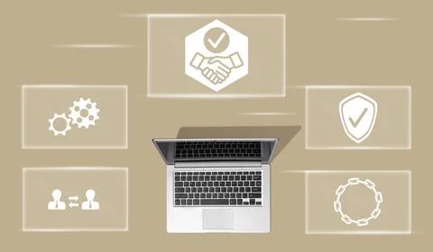 Concept of trust Stock-Fotos