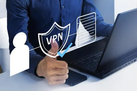 The concept of trust in VPN system, is a technology that creates a virtual .. Stock Photos