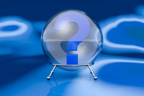 Concept of uncertainty of the future 스톡 일러스트