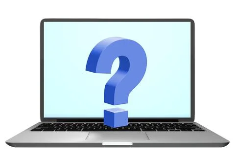 Concept of uncertainty with question mark Illustrazione stock