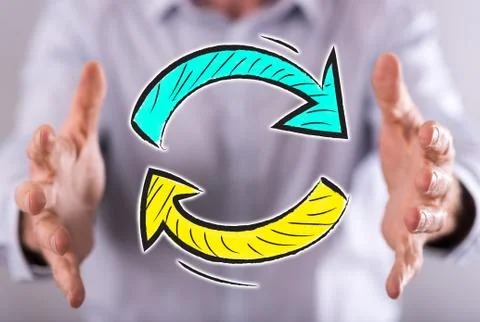 Concept of update Stock Photos