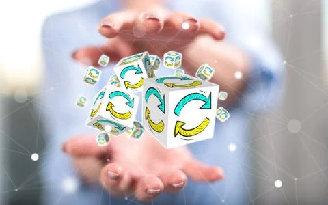 Concept of update Stock Photos