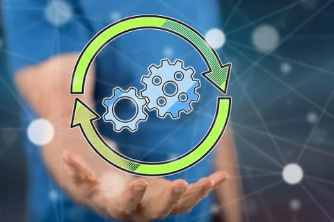 Concept of update Stock Photos