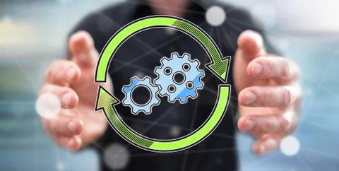 Concept of update 写真素材