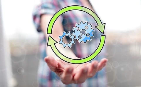 Concept of update 写真素材