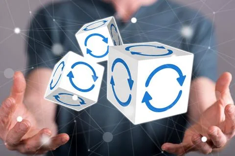 Concept of upgrade Stock Photos