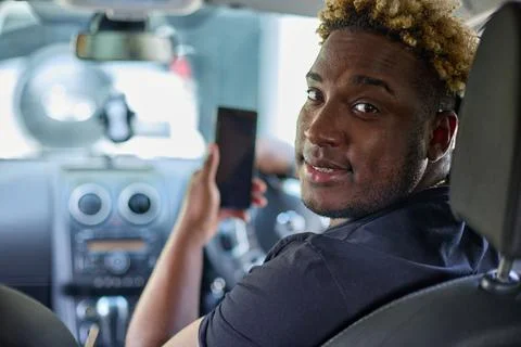 Concept of using modern technologies to save time. Stock Photos