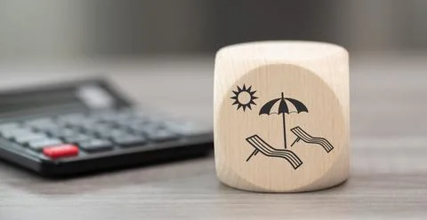 Concept of vacation 库存照片