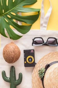 The concept of vacation in the tropics Stock Photos