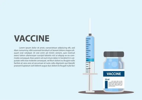 Concept of vaccination. Stock Illustration