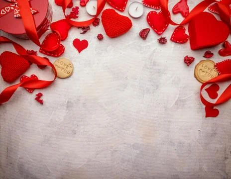 Concept of Valentine's Day Stock Photos