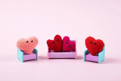 Concept of Valentine's Day Stock Photos