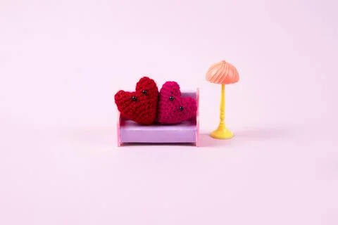 Concept of Valentine's Day Stock Photos
