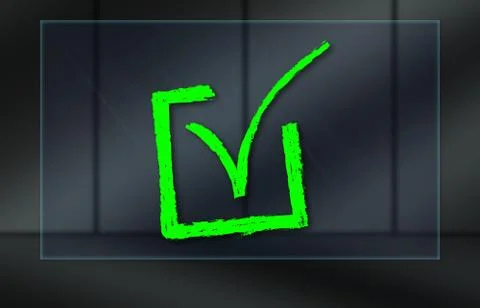 Concept of validation Stock Illustration