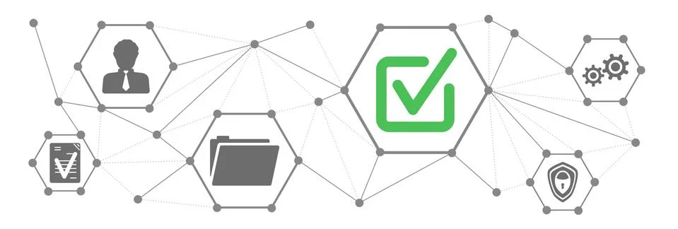 Concept of validation Stock Illustration