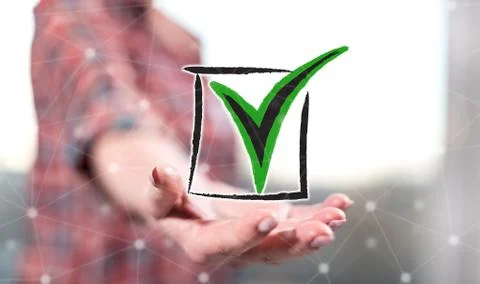 Concept of validation Stock Photos