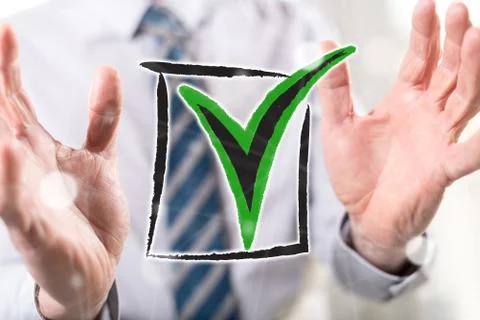Concept of validation Stock Photos
