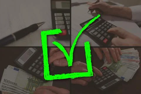 Concept of validation Foto stock