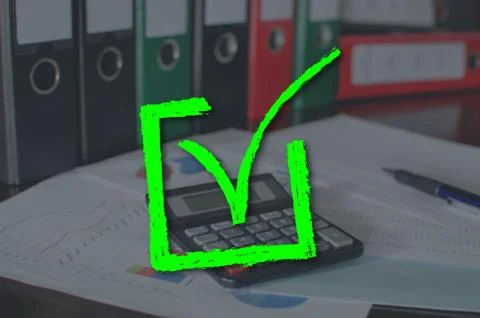 Concept of validation Stock Photos